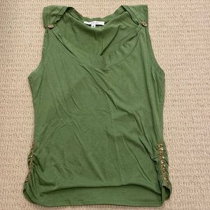 Laundry by Shelli Segal embellished tank